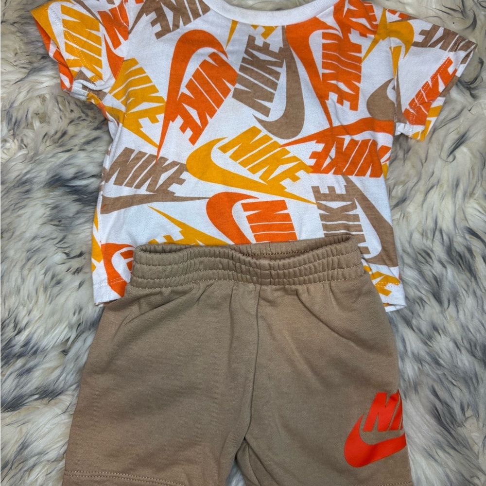 Nike Kids Graphic Tee and Shorts Set